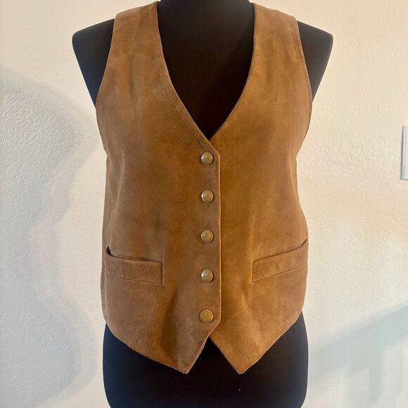 Zadig & Voltaire Tan Suede Vest Size S - Picture 4 of 10